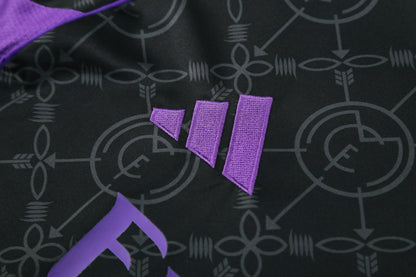 Kit Shirt + Shorts Real Madrid Black/Purple 25/26