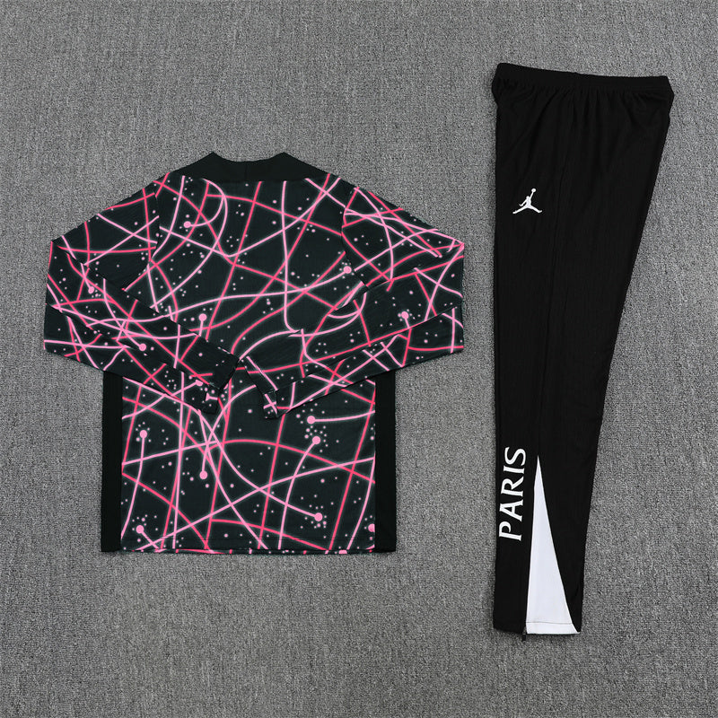 Tracksuit PSG Training Black/Pink 25/26