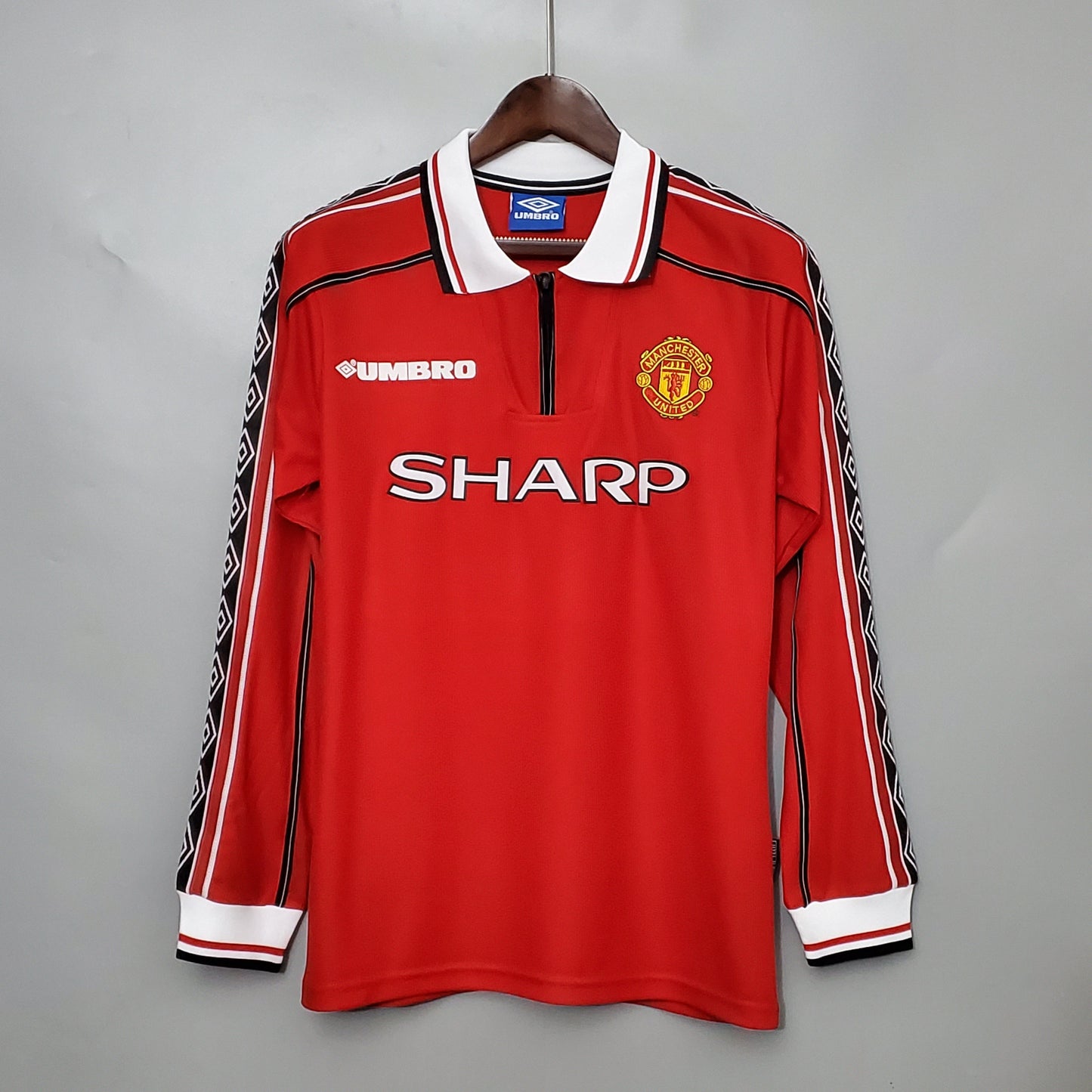 Manchester United Home Jersey 98/00 Retro Long Sleeve