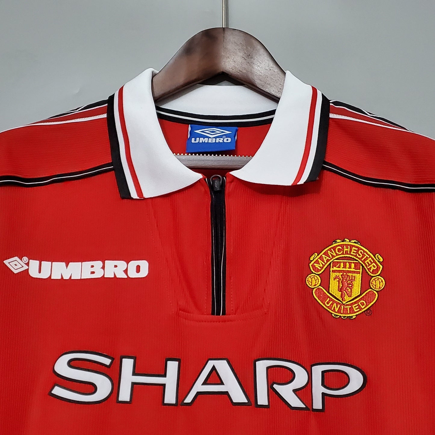 Manchester United Home Jersey 98/00 Retro Long Sleeve
