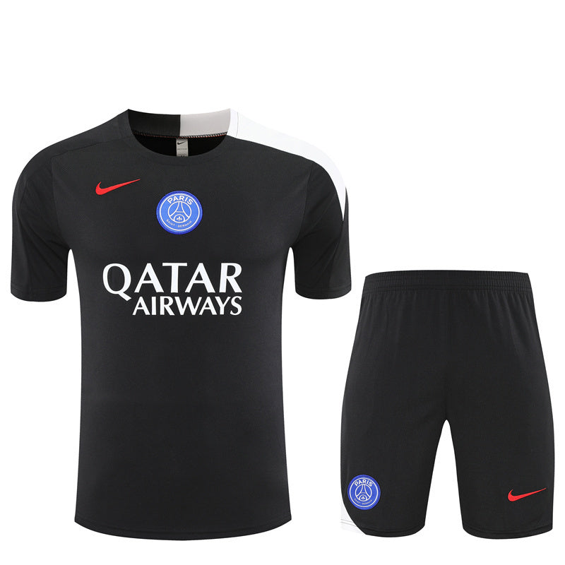 Kit Shirt + Shorts PSG Black 25/26
