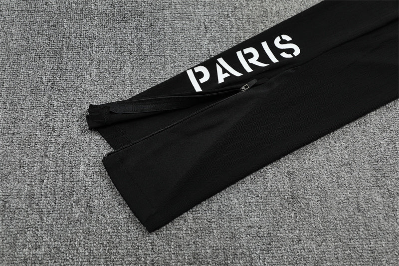 Paris Black Tracksuit Half-Zip 25/26 - CalcioVivo
