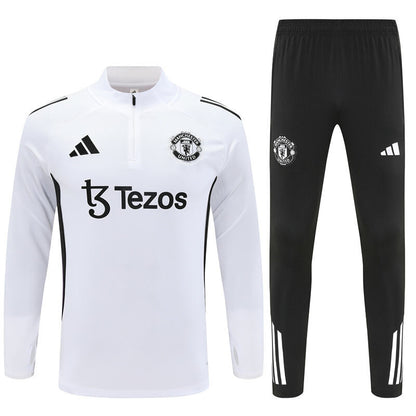 Tracksuit Manchester United White/Black 25/26