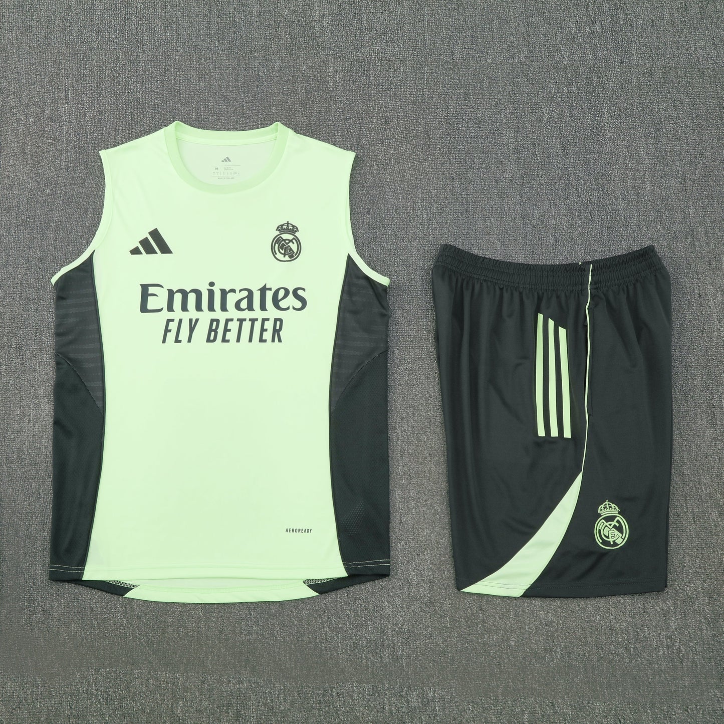 Kit Tank Top + Shorts Real Madrid Green 25/26