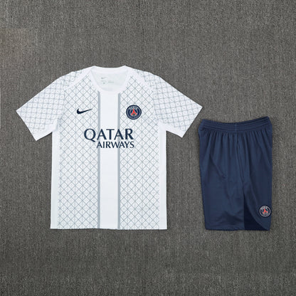 Kit Shirt + Shorts PSG White/Blue 25/26
