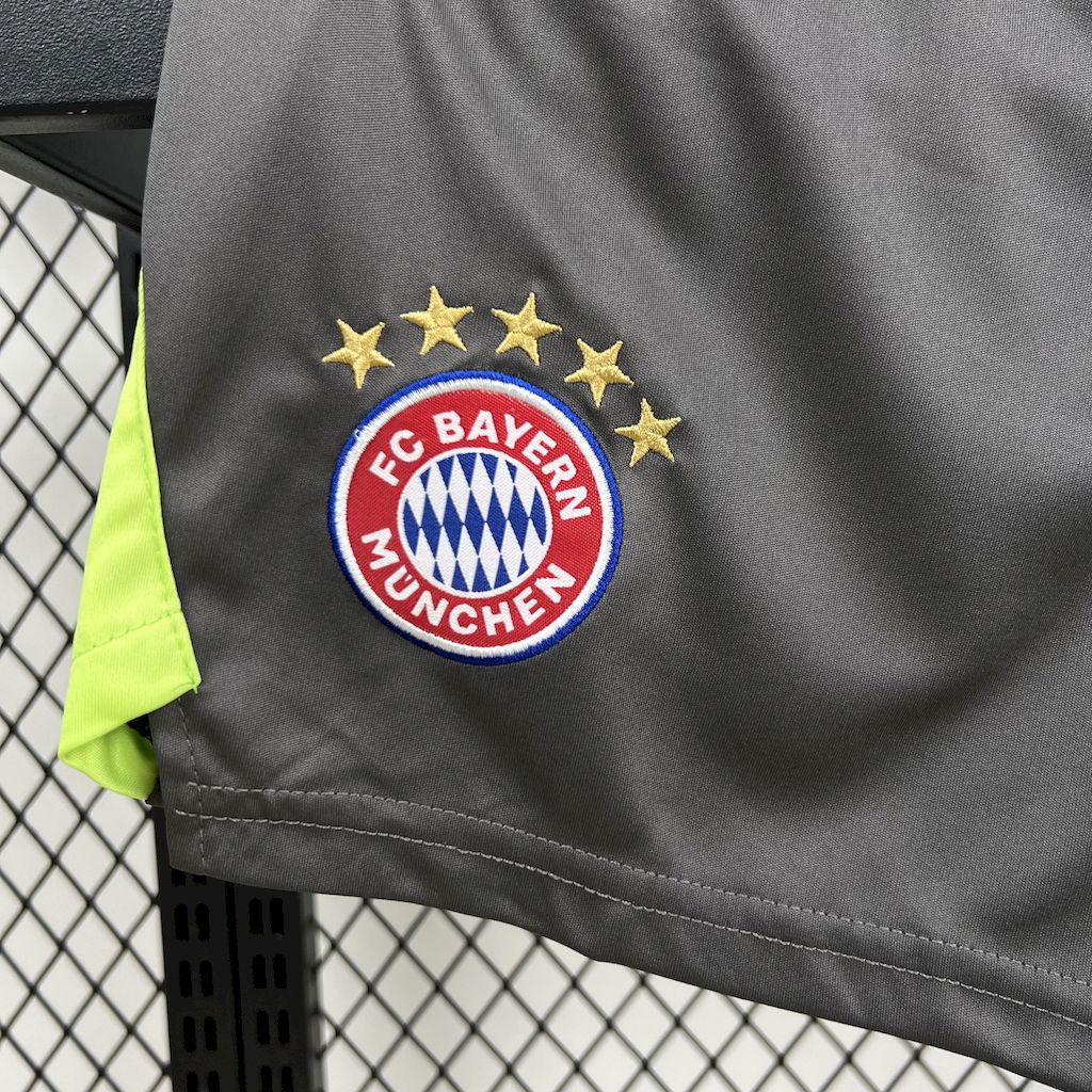 Bayern Munich 2025-26 Black Goalkeeper Kids Kit