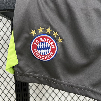 Bayern Munich 2025-26 Black Goalkeeper Kids Kit