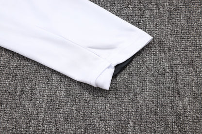 Chelsea White/Black Tracksuit Half-Zip 25/26