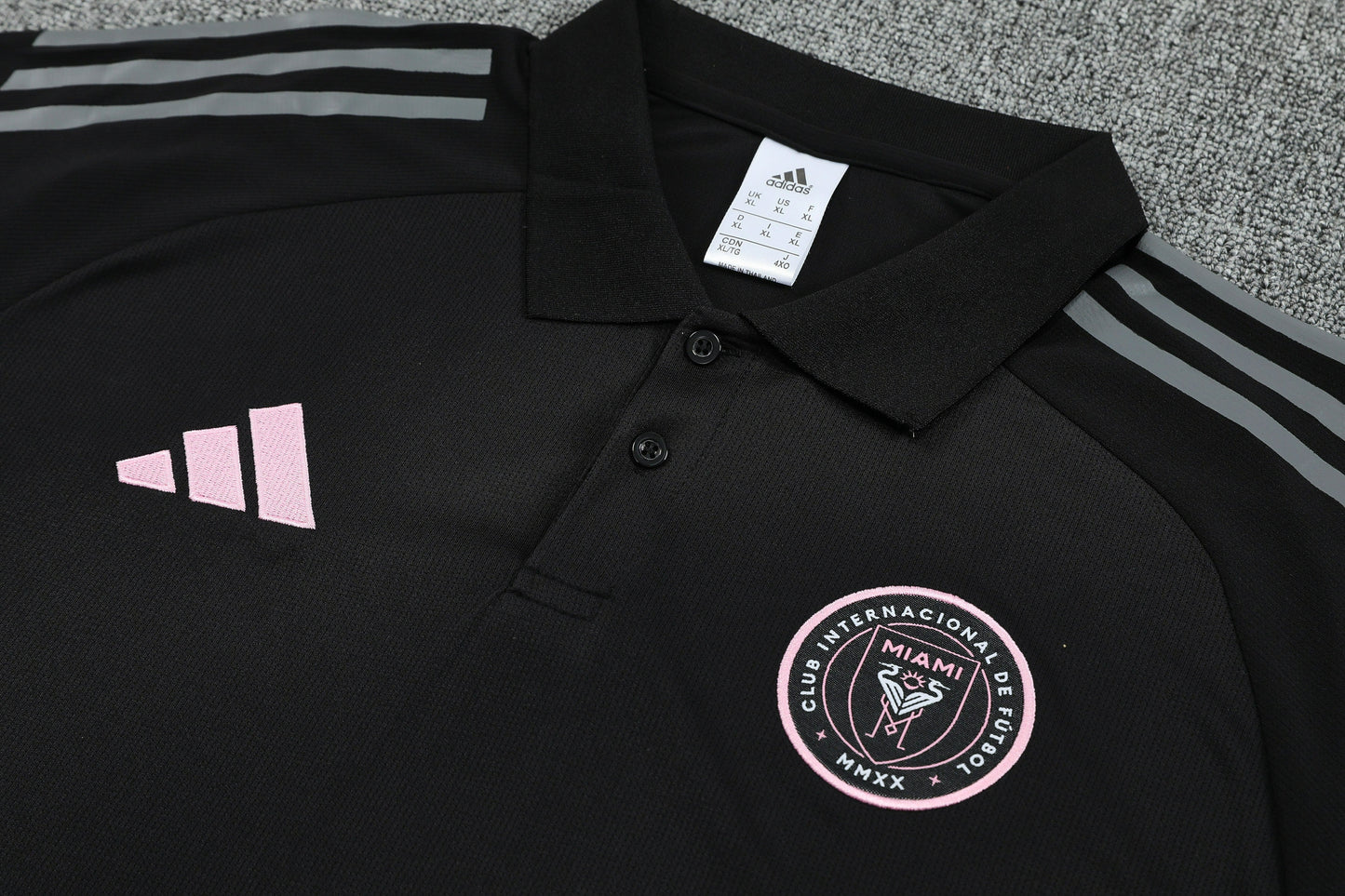 Inter Miami Black Polo + Pants Kit 25/26