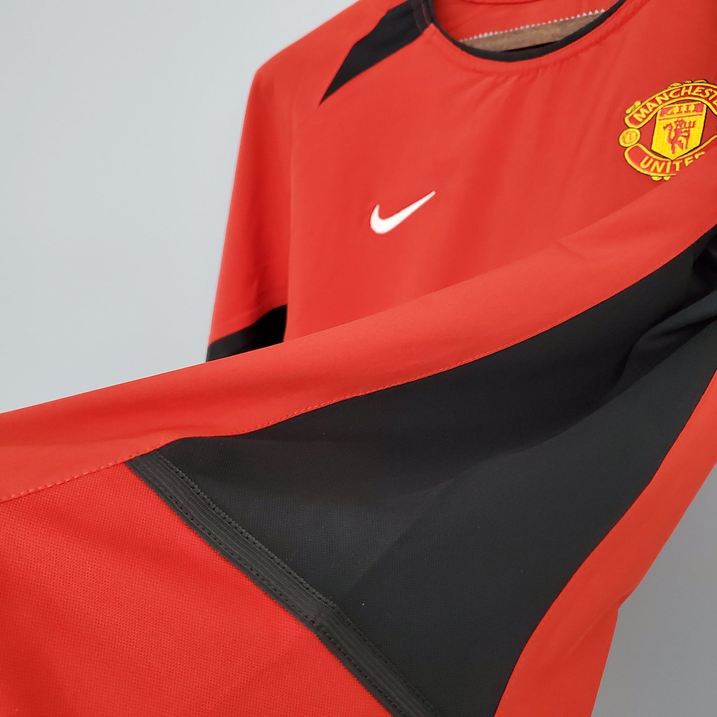 Manchester United Home Jersey 02/04 Retro Long Sleeve