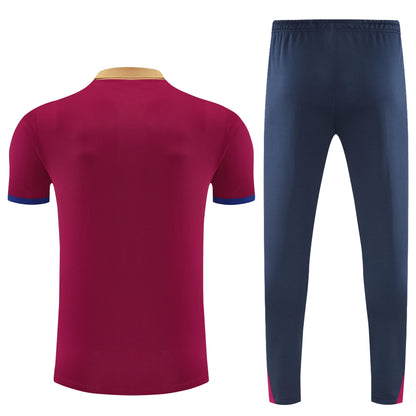 Kit Polo + Pants Barcelona Red 25/26