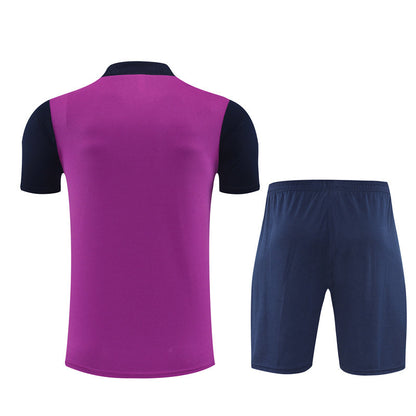 Kit Shirt + Shorts Barcelona Magenta/Dark Blue Training 25/26