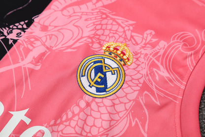 Kit Tank Top + Shorts Real Madrid Black/Pink Training 25/26
