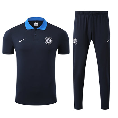Kit Polo + Pants Spain Dark Blue 25/26