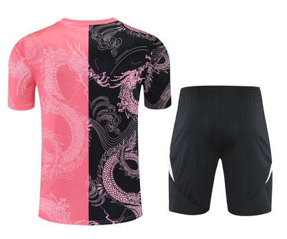 Kit Shirt + Shorts Real Madrid Black/Pink Training 25/26