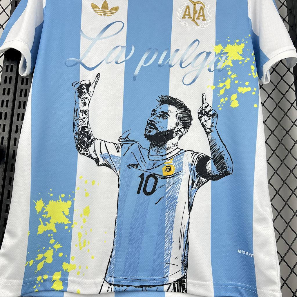 Argentina 2024-25 Adidas 50th Anniversary Messi Jersey