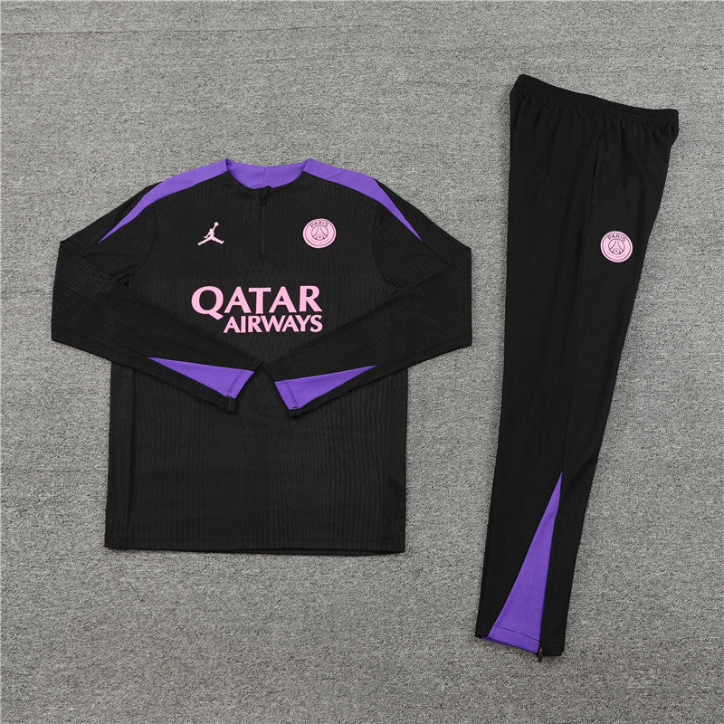 Tracksuit PSG Black/Purple Training 24/25