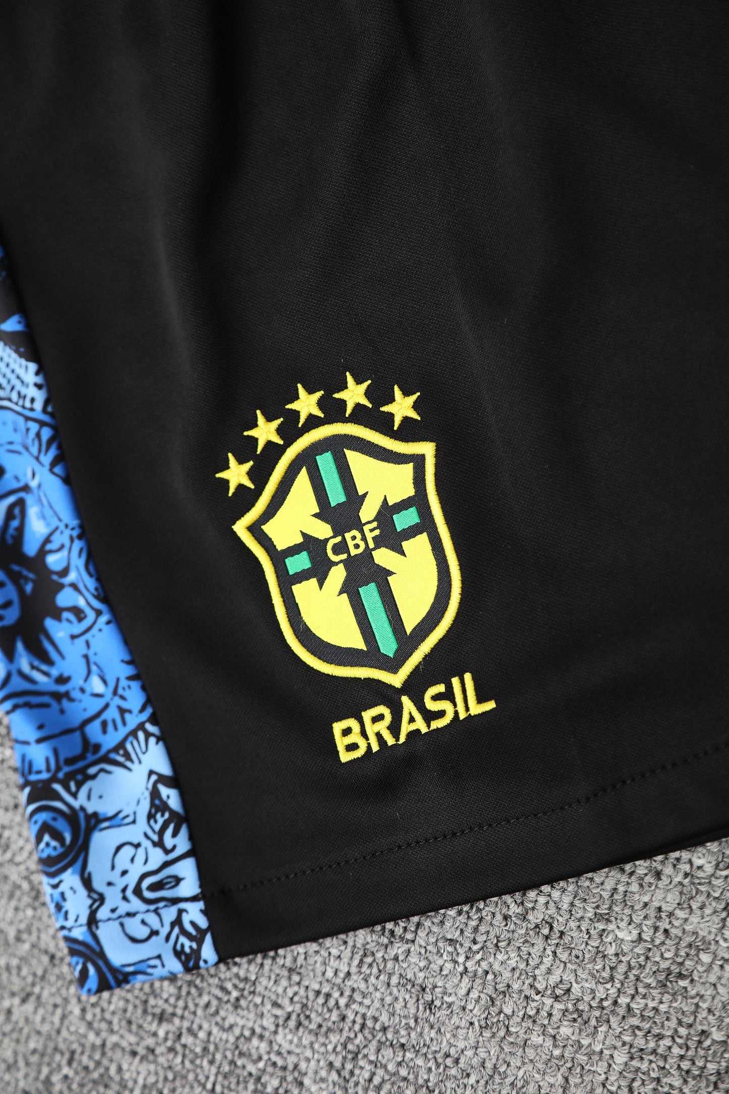 Kit Tank Top + Shorts Brazil Christ the Redeemer Blue Training 25/26
