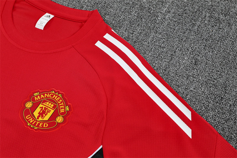 Kit Shirt + Shorts Manchester United Red/Black Training 25/26