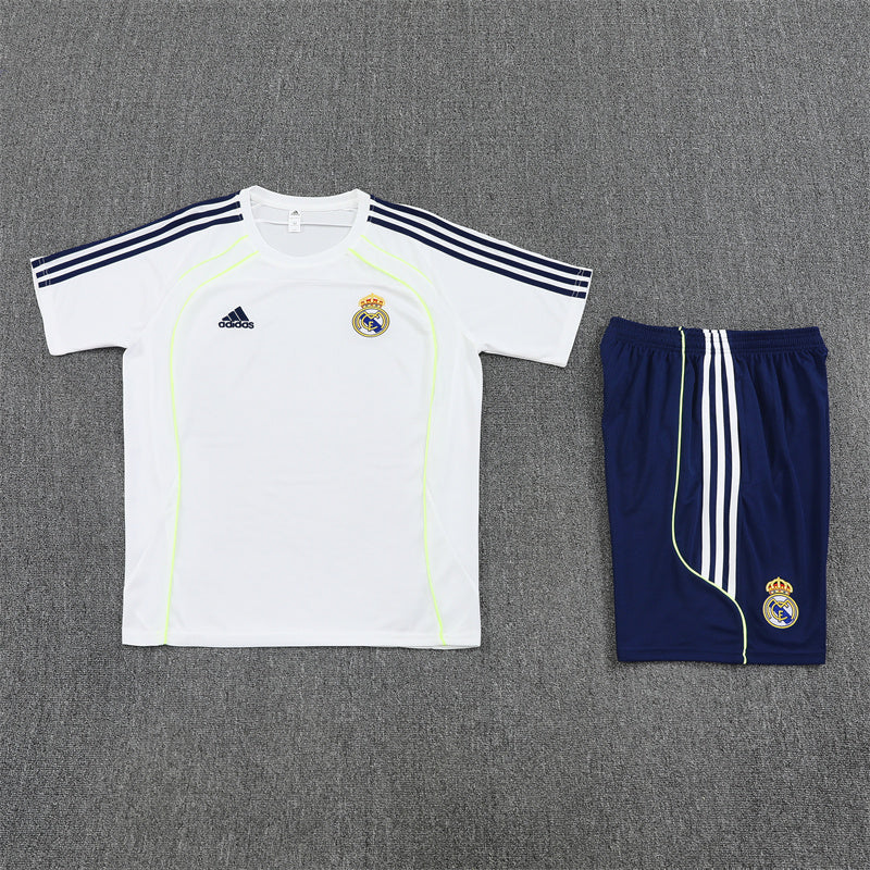Kit Shirt + Shorts Real Madrid White/Blue Training 25/26