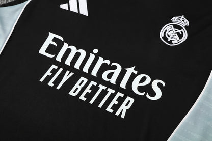Kit Tank Top + Shorts Real Madrid Training Black 25/26
