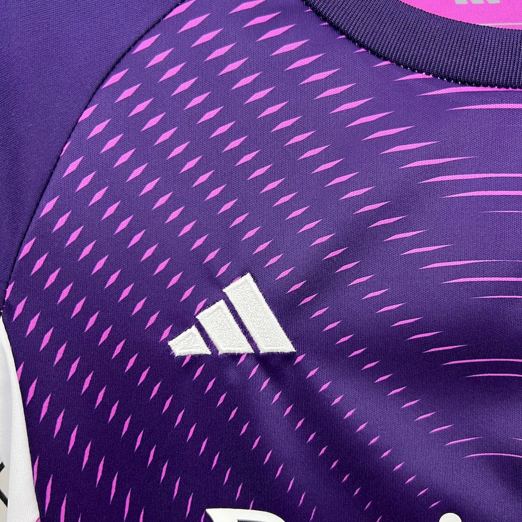 Real Madrid 2025-26 Purple Goalkeeper Kids Kit