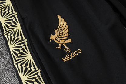 Mexico Black/Gold Tracksuit Full-Zip 25/26