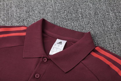 Kit Polo + Pants Bayern Munich Red 25/26