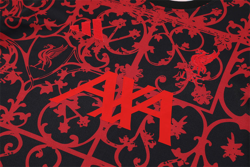 Kit Shirt + Shorts Liverpool Black/Red 25/26