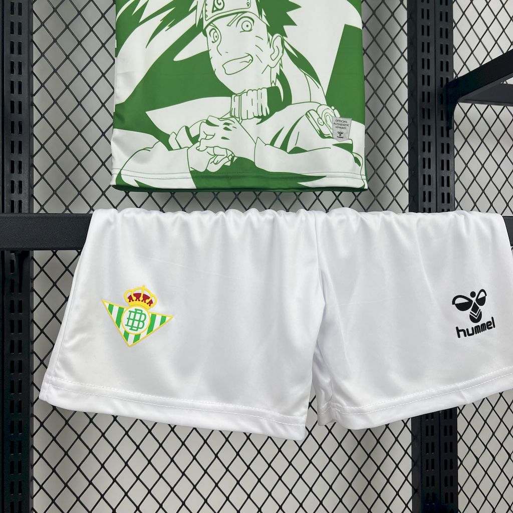 Real Betis x Naruto 2025 Kit Kids