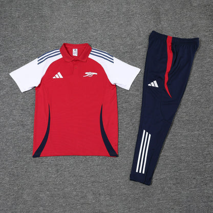 Kit Polo + Pants Arsenal Red/Blue 25/26
