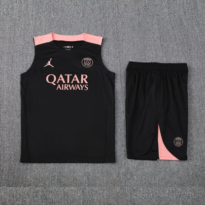 Kit Tank Top + Shorts Barcelona Black/Pink Training 25/26