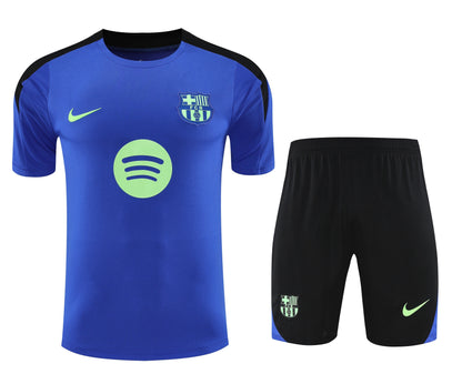 Kit Shirt + Shorts Barcelona Blue/Black Training 25/26