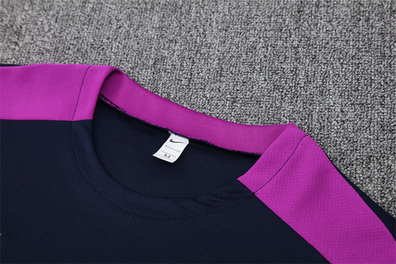 Kit Shirt + Shorts Barcelona Dark Blue Training 25/26