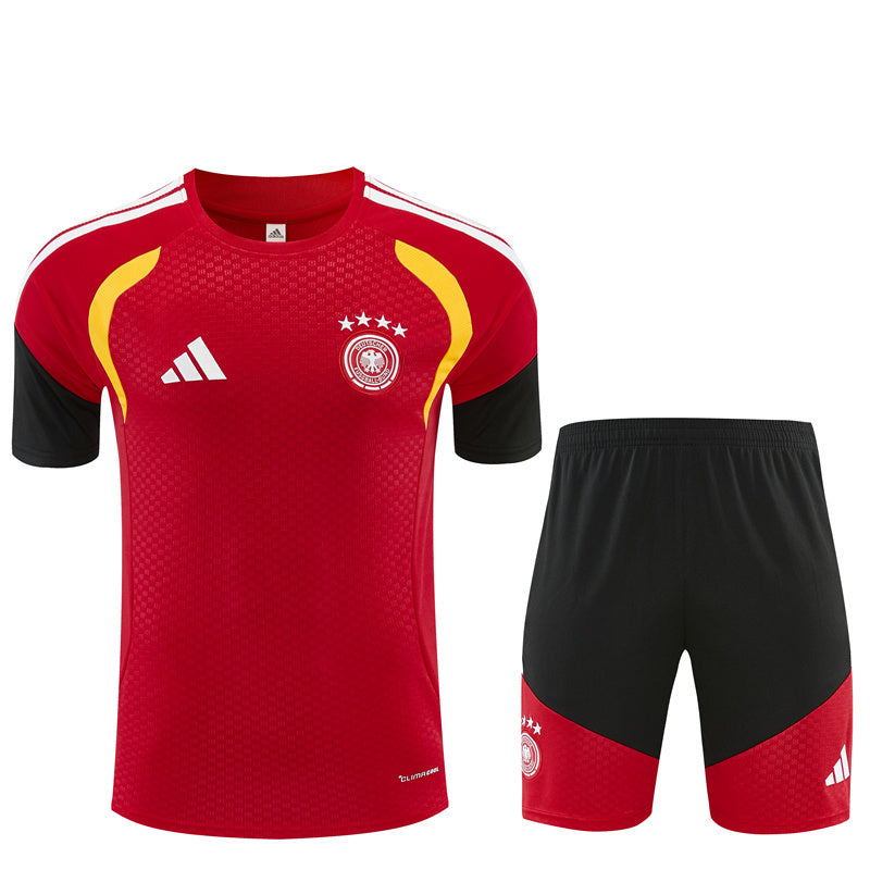Deutschland Trainingsset Rot/Schwarz 2026 | Fußballset