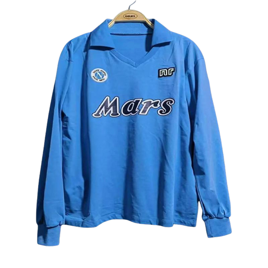 Napoli Home Jersey 88/89 Retro Long Sleeve