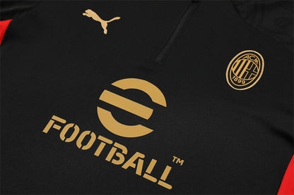 Tracksuit Milan Black Training 24/25