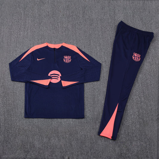 Tracksuit Barcelona Dark Blue/Pink Training 24/25