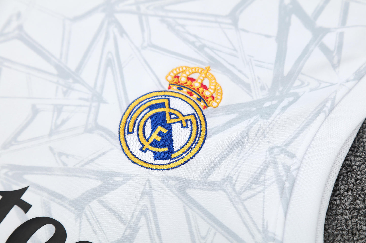 Kit Tank Top + Shorts Real Madrid White/Black Training 25/26