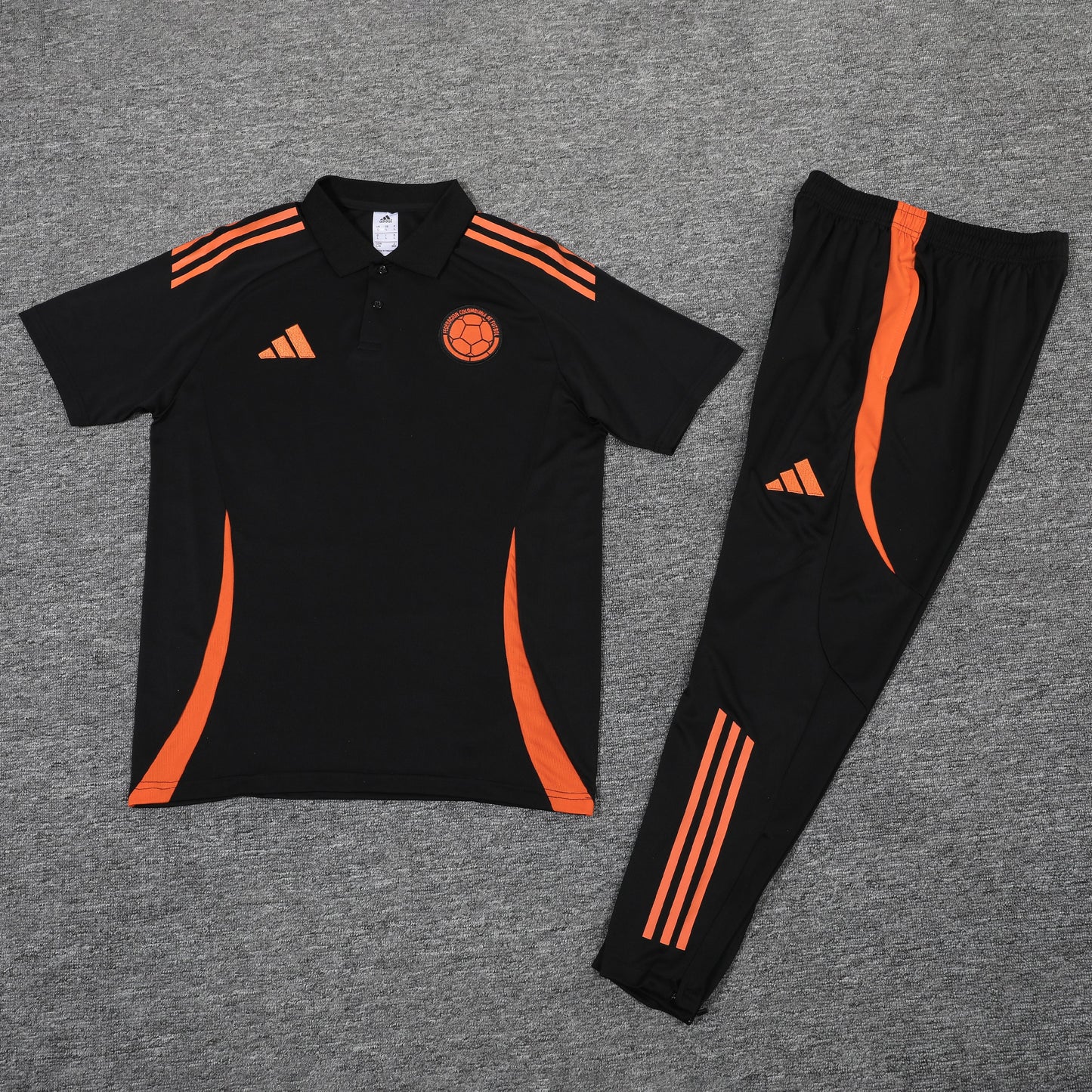Kit Polo + Pants Colombia Black 25/26