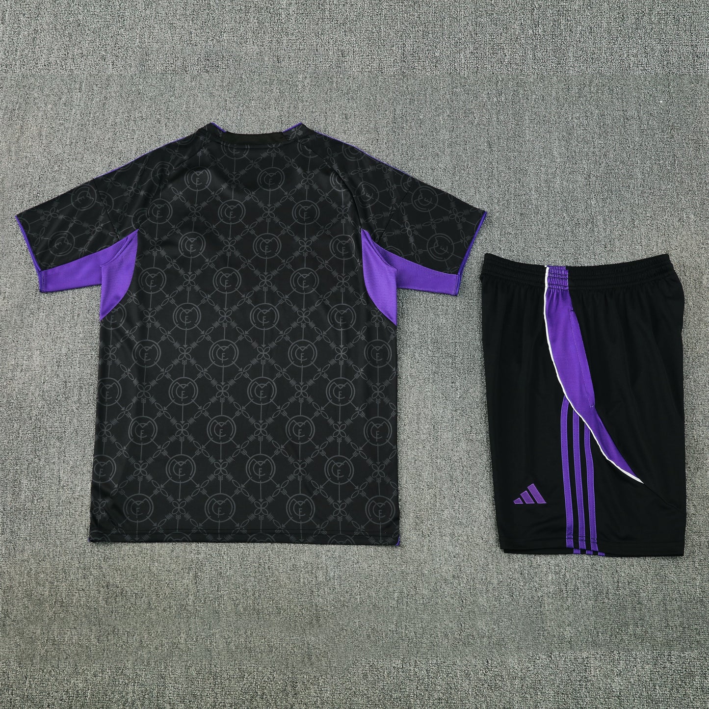 Kit Shirt + Shorts Real Madrid Black/Purple 25/26