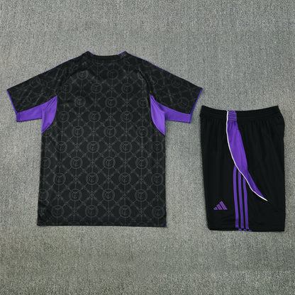 Kit Shirt + Shorts Real Madrid Black/Purple 25/26