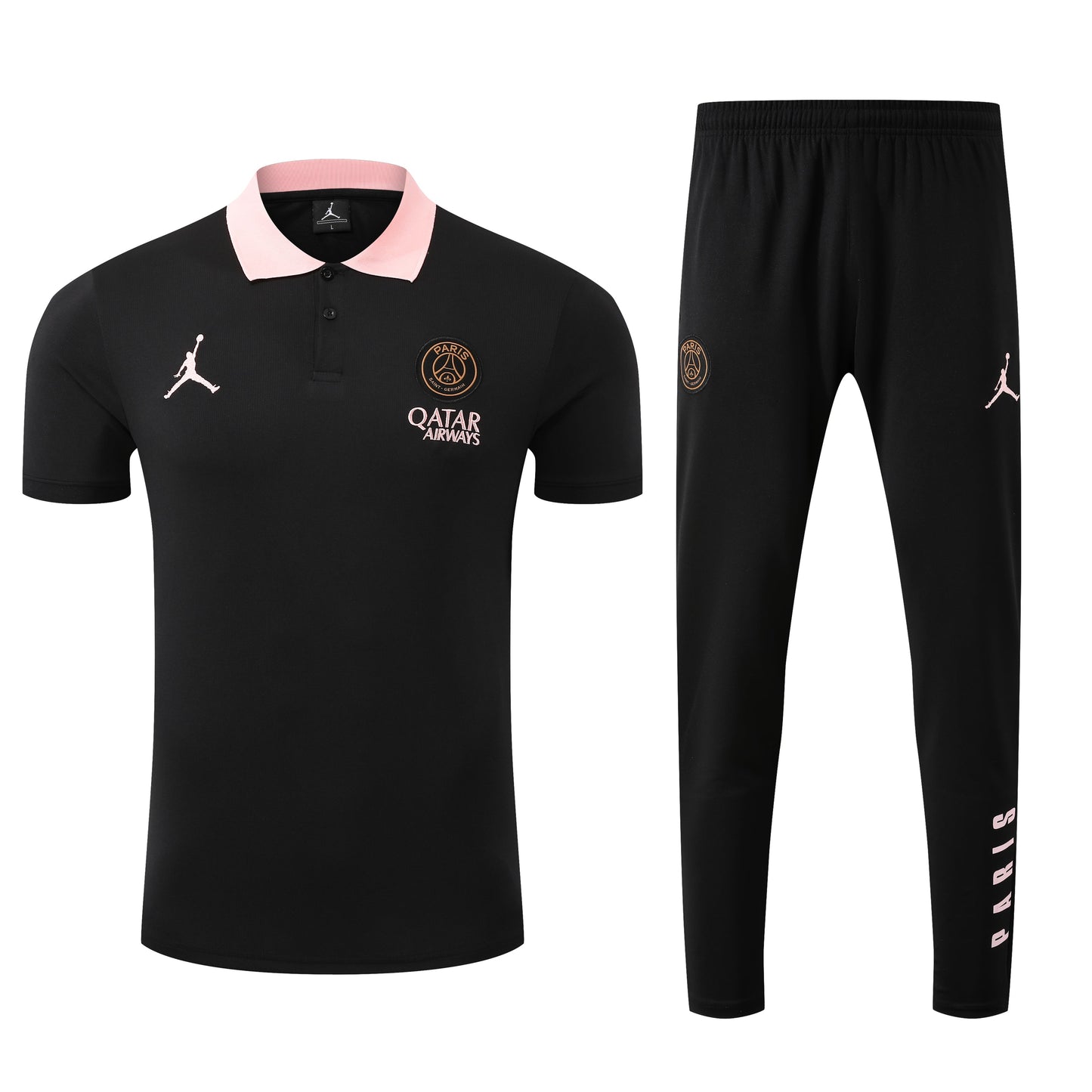 Kit Polo + Pants PSG Black 25/26