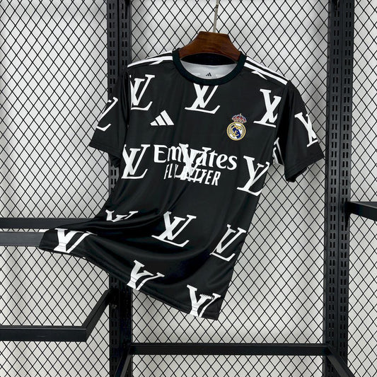 Real Madrid x Louis Vuitton Black Jersey 25/26