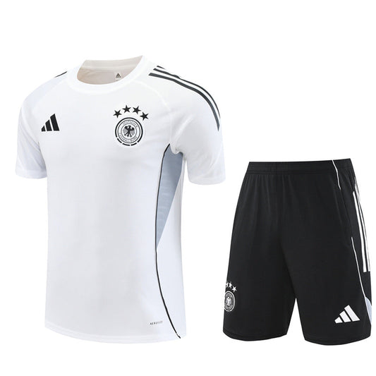 Kit Shirt + Shorts Germany White/Black Training 25/26