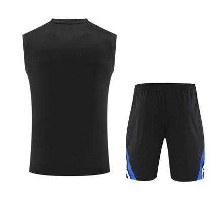 Kit Tank Top + Shorts Inter Milan Black Training 25/26