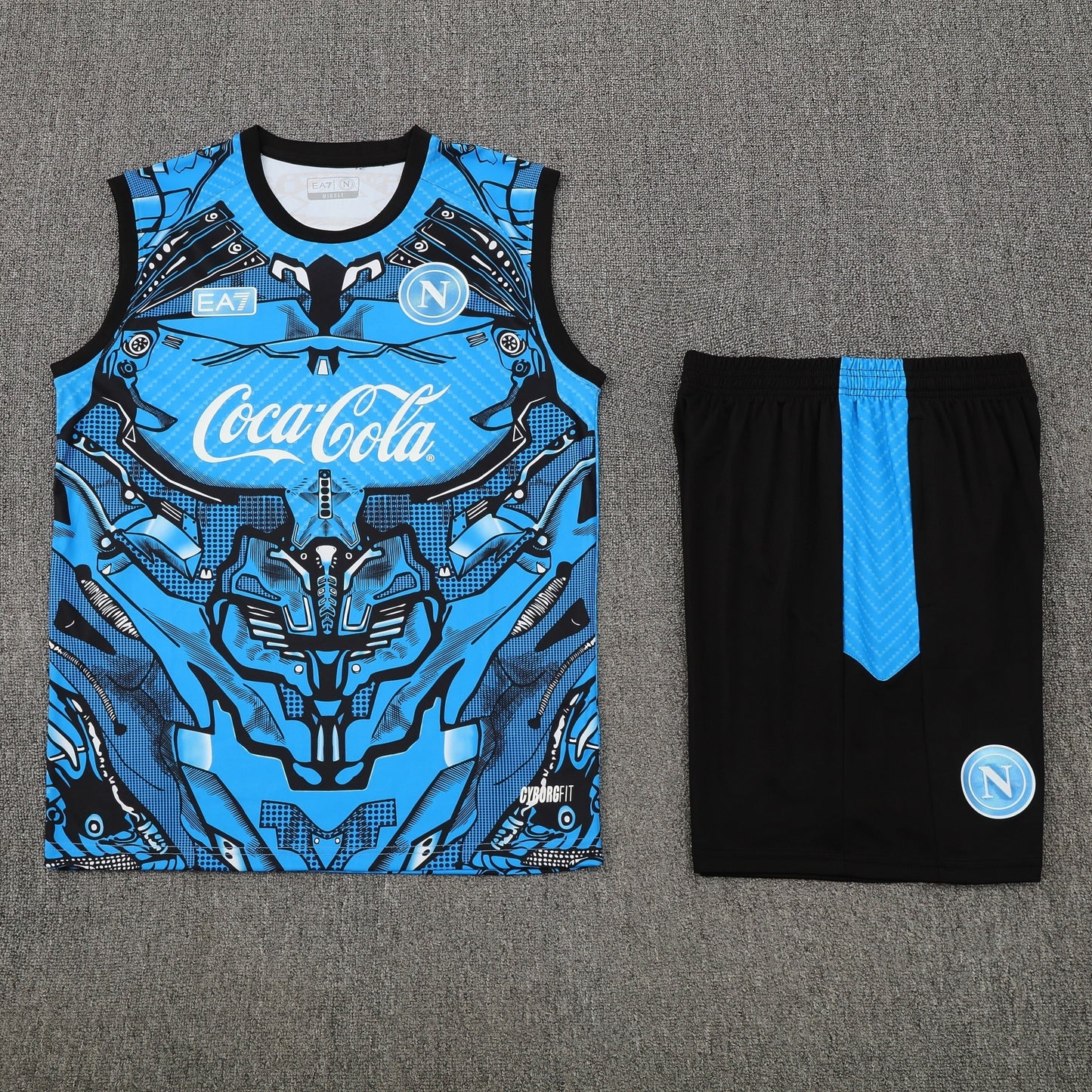 Kit Tank Top + Shorts Napoli Blue/Black 25/26