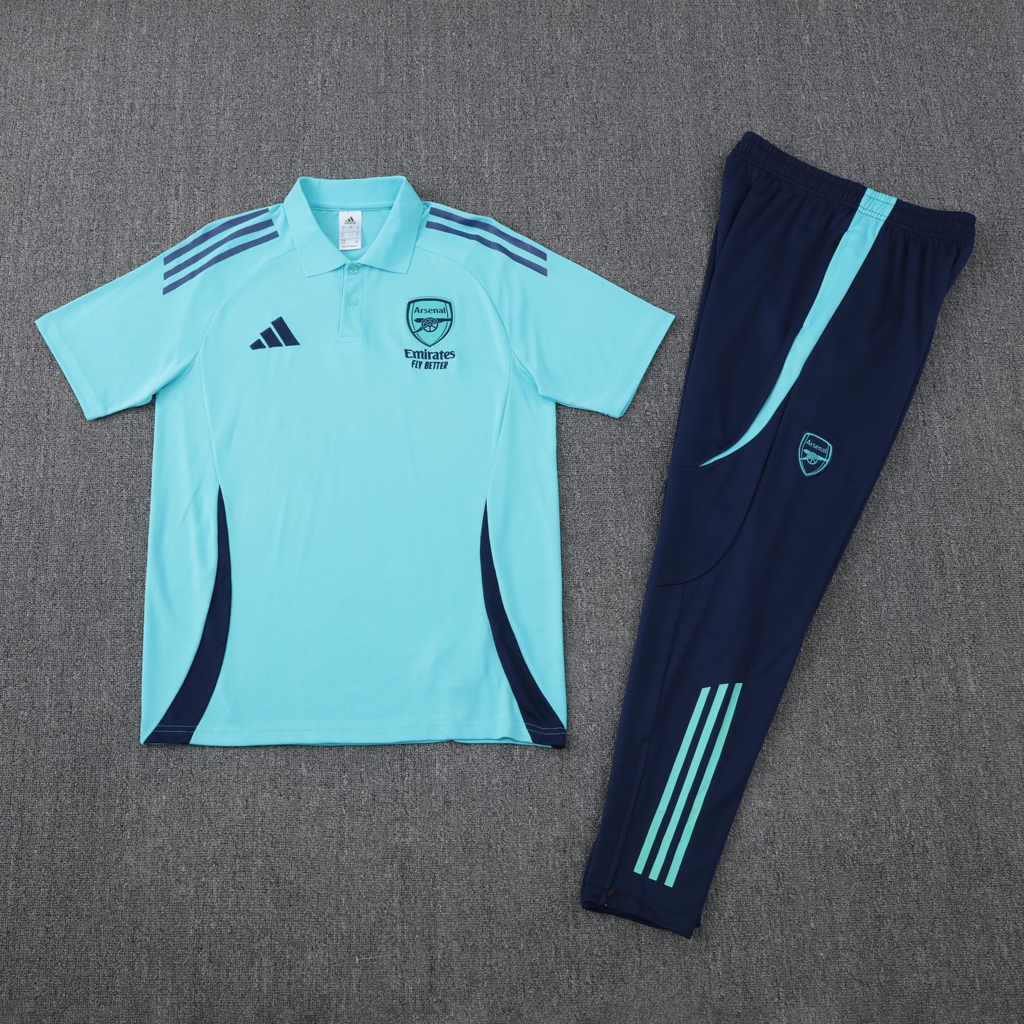 Kit Polo + Pants Arsenal Light Blue 25/26