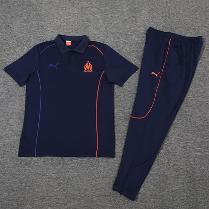 Al-Nassr Dark Blue Polo + Pants Kit 25/26