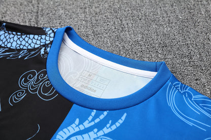 Kit Shirt + Shorts Real Madrid Black/Blue Training 25/26